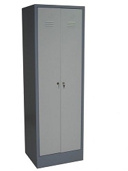 Шкаф металлический для комплектации блок-контейнеров-раздевалок (фотография)